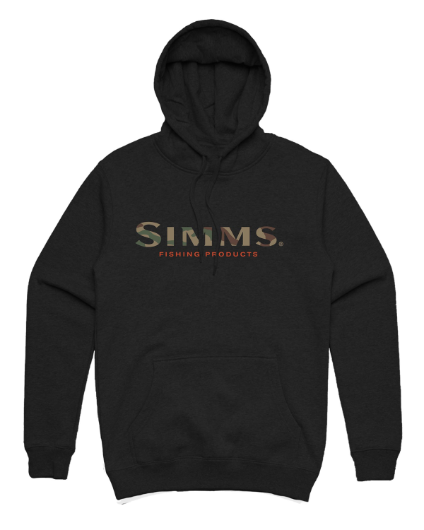 Simms Logo Hoody 13456 Black Simms Logo Hoody 13456 Black